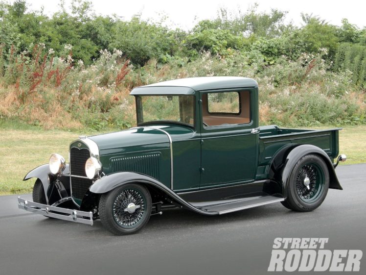 1931, Ford, Modela, Pickup, Streetrod, Street, Rod, Hot, Usa, 1600×1200 01 HD Wallpaper Desktop Background
