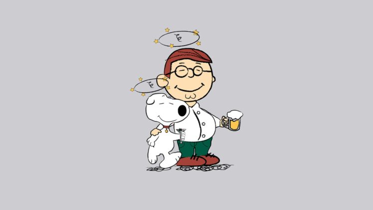 family, Guy, Peter, Griffin, Brian, Beer, Alcohol, Scooby, Charlie, Brown HD Wallpaper Desktop Background