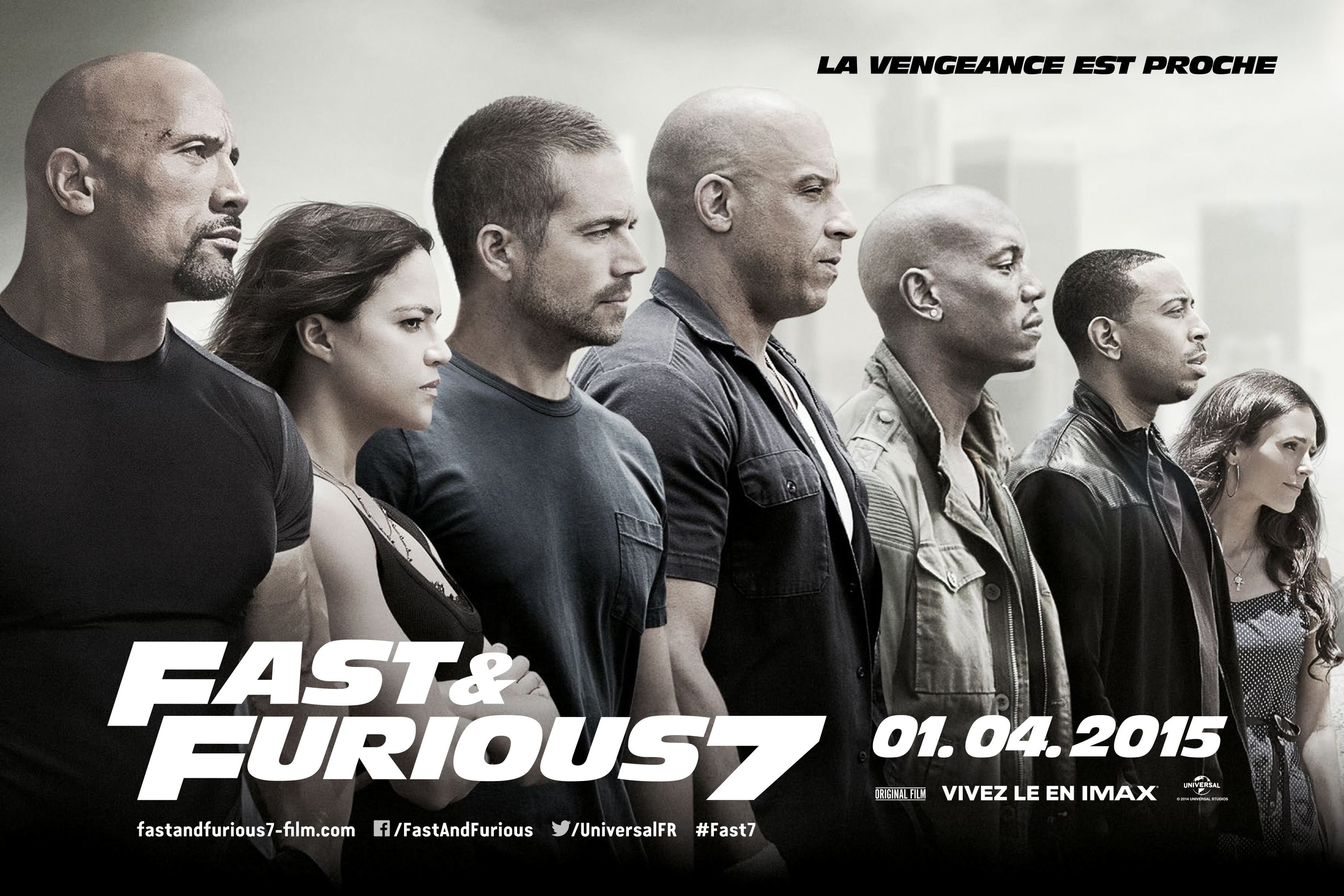 fast, Furious, 7, Action, Thriller, Race, Racing, Crime, Ff7, 1ff7, Poster Wallpaper