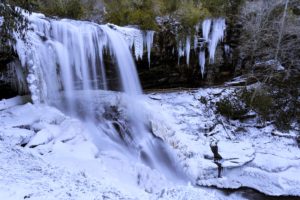 waterfall, Ice, Snow, Landscapes, Nature, Winter, Jungle, Forest, Source, White, Trees