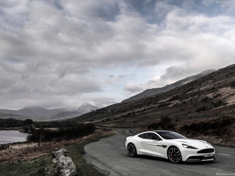 aston, Martin, Vanquish, Carbon, White, Cars, Supercars, 2015 HD Wallpaper Desktop Background