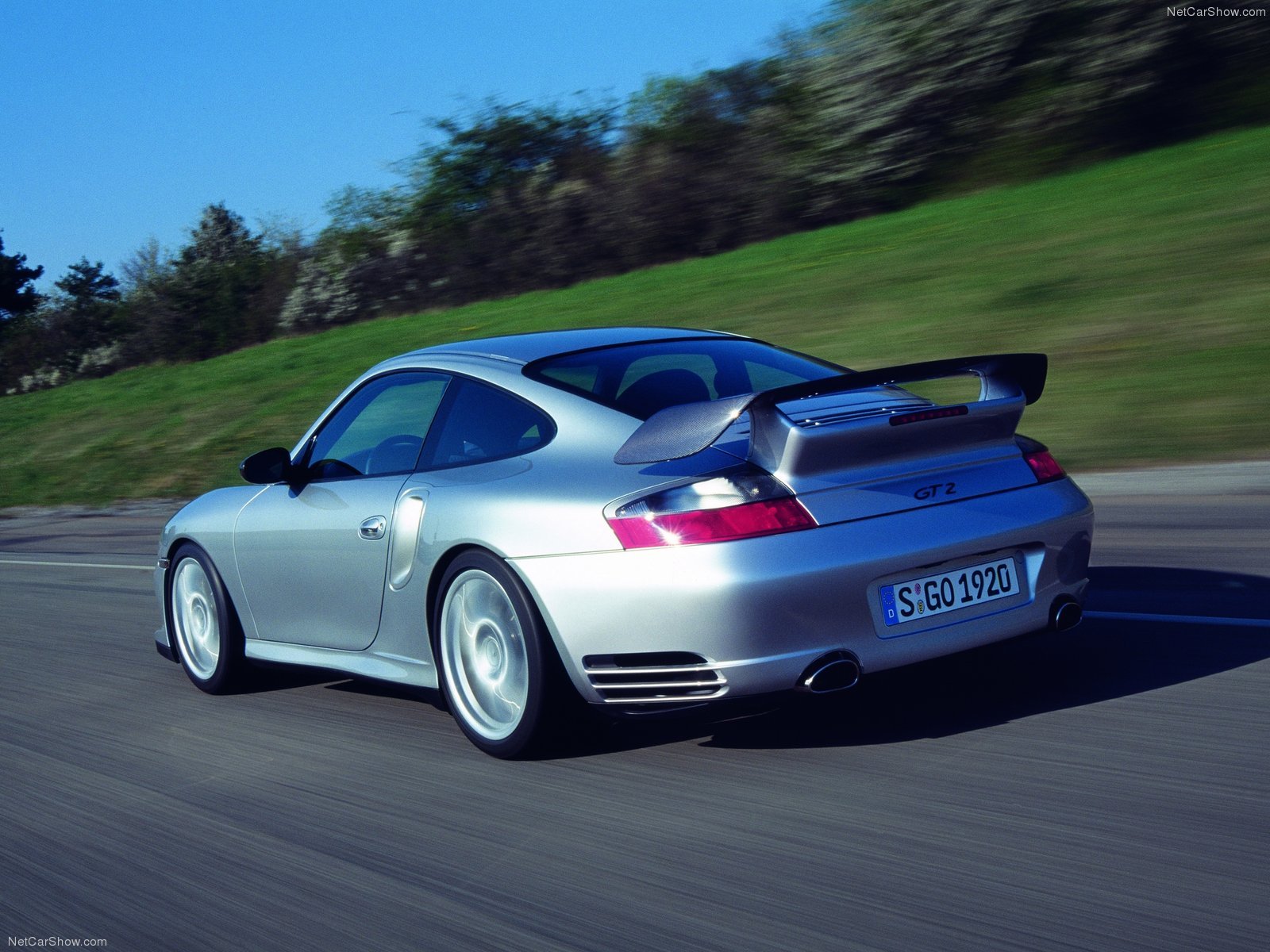 porsche, 911, Gt2, Cars, Coupe, 2003 Wallpaper