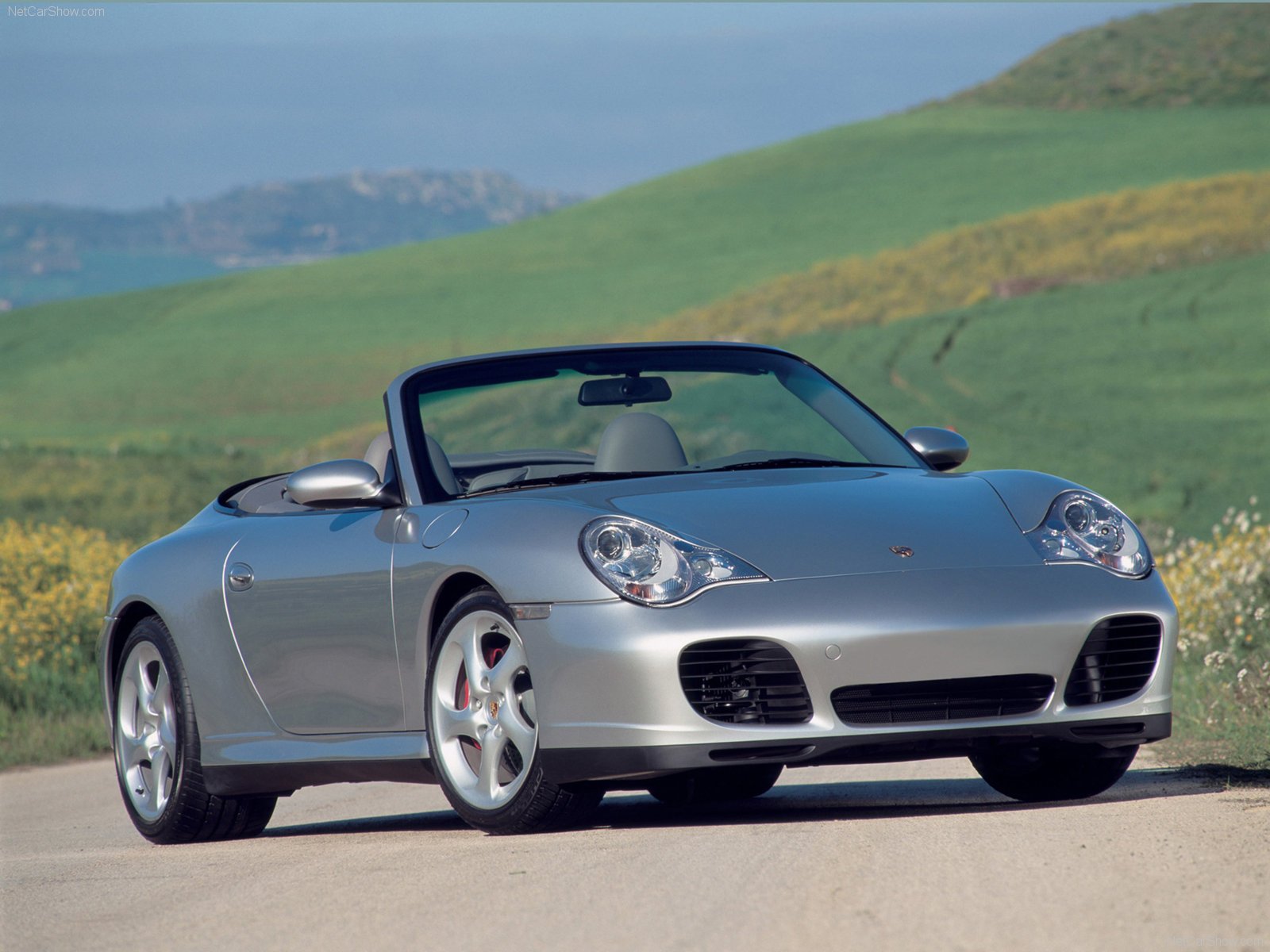 porsche, 911, Carrera, 4s, Cabriolet, Convertible, Cars, 2004 Wallpaper