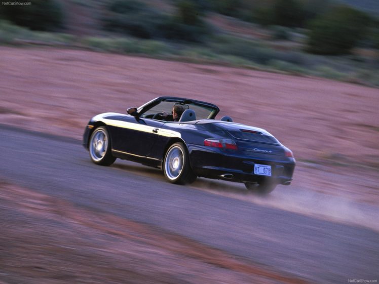 porsche, 911, Carrera, 4, Cabriolet, Convertible, Cars, 2004 HD Wallpaper Desktop Background