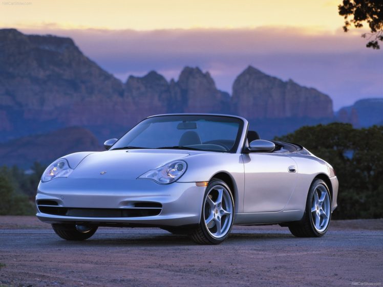porsche, 911, Carrera, Cabriolet, Convertible, Cars, 2004 HD Wallpaper Desktop Background