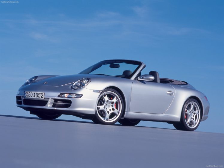 porsche, 911, Carrera, Cabriolet, Convertible, Cars, 2005 HD Wallpaper Desktop Background