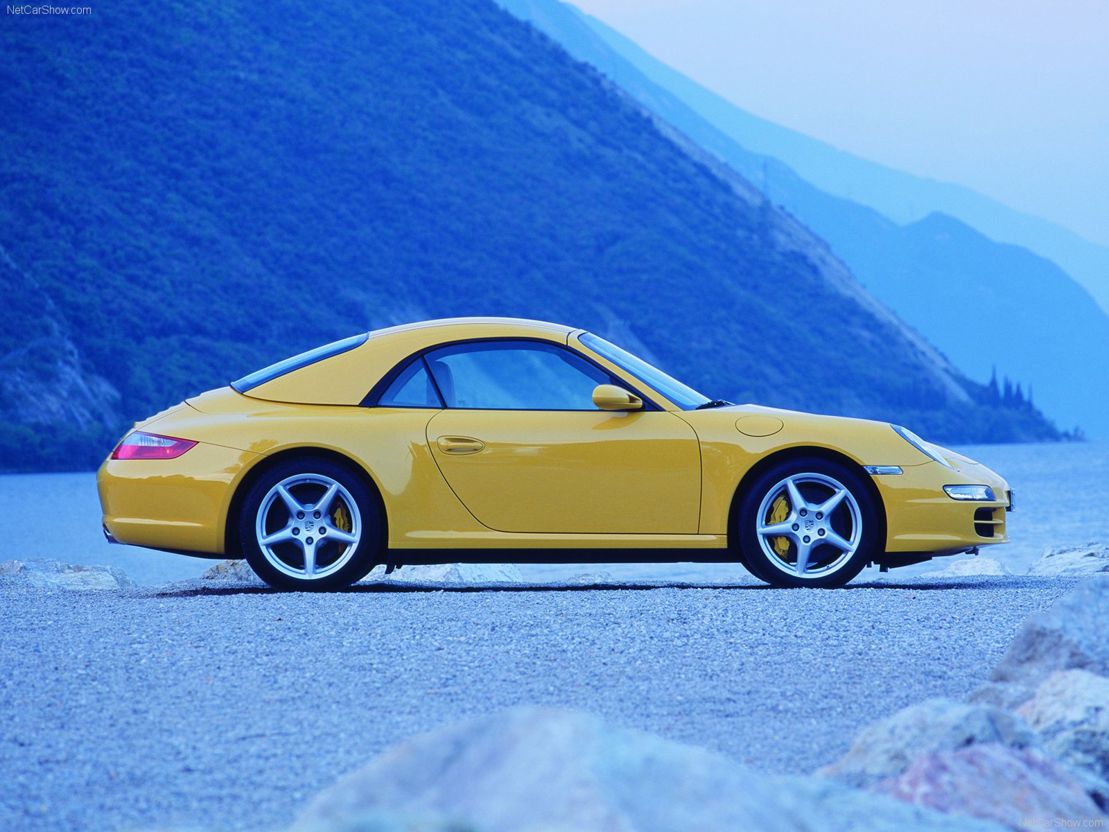 porsche, 911, Carrera, 4, Cabriolet, Convertible, Cars, 2006 Wallpaper