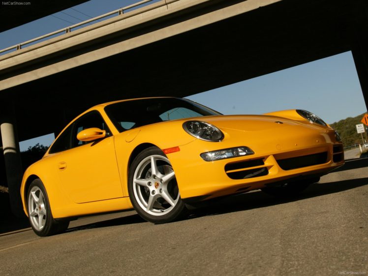 porsche, 911, Carrera, Coupe, Cars, 2006 HD Wallpaper Desktop Background