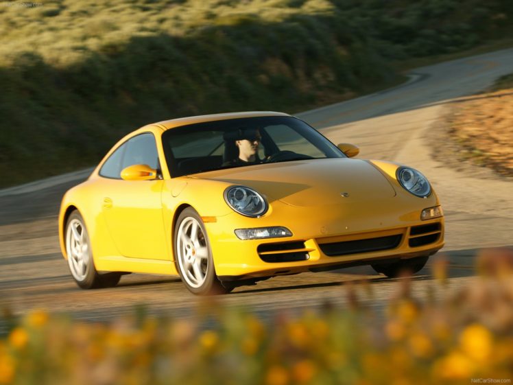 porsche, 911, Carrera, Coupe, Cars, 2006 HD Wallpaper Desktop Background