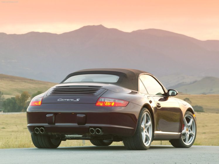 porsche, 911, Carrera, S, Cabriolet, Convertible, Cars, 2006 HD Wallpaper Desktop Background