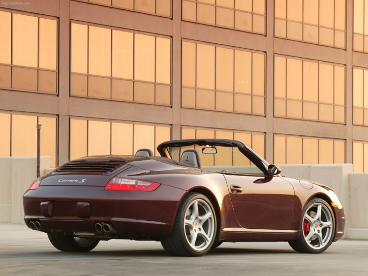 porsche, 911, Carrera, S, Cabriolet, Convertible, Cars, 2006 HD Wallpaper Desktop Background