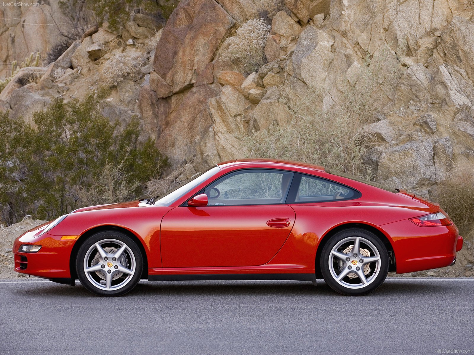 porsche, 911, Carrera, 4, Coupe, Cars, 2007 Wallpaper