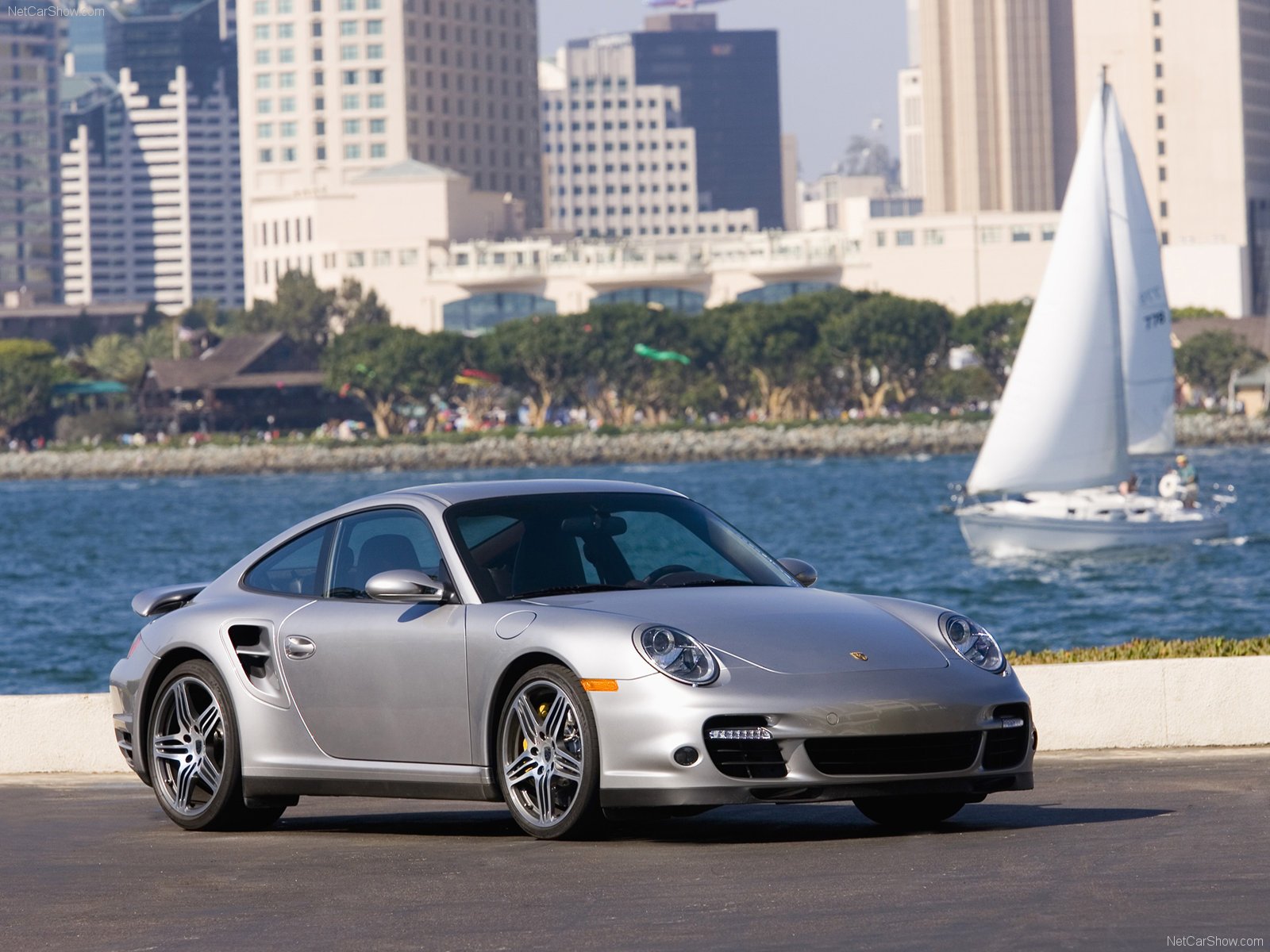 porsche, 911, Turbo, Coupe, Cars, 2007 Wallpaper