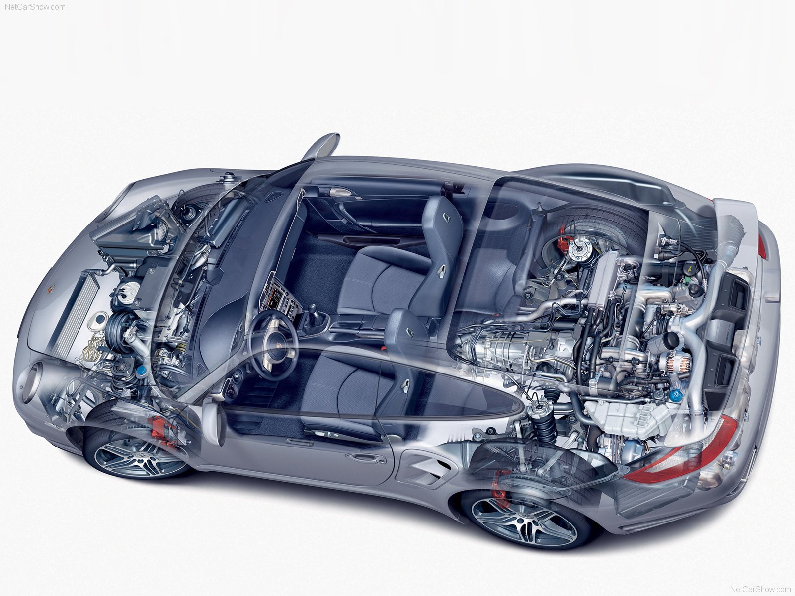 porsche, 911, Turbo, Coupe, Cars, 2007 Wallpaper