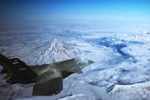 aircraft, Bombs, Fighter, Flight, Military, Missiles, Shells, Qaher, F313, Iran, Landscapes, Snow, Mountains, Sky, Clouds