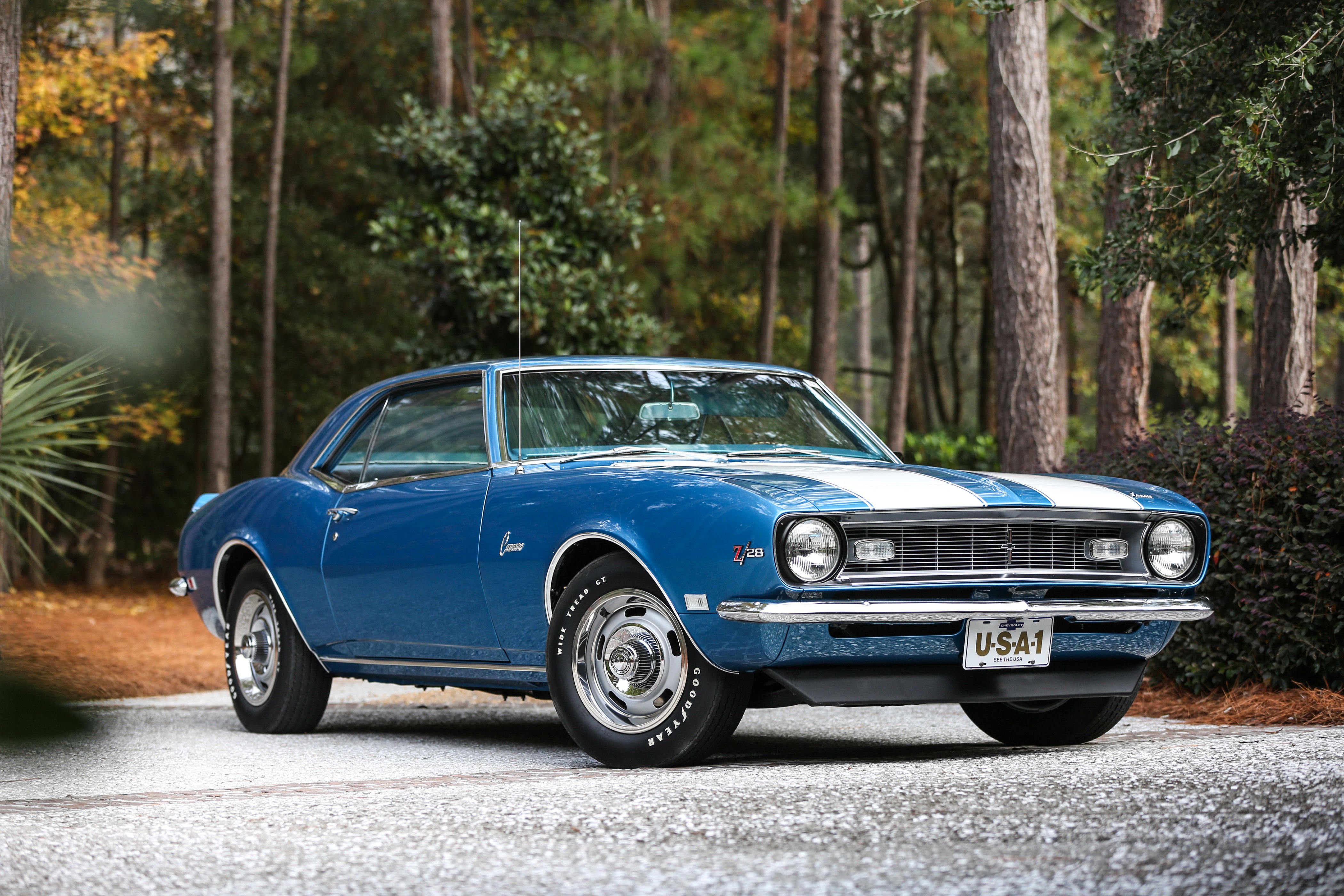 1968, Chevrolet, Camaro, Z28, Muscle, Classic, Usa, 4200x2800 09 Wallpaper