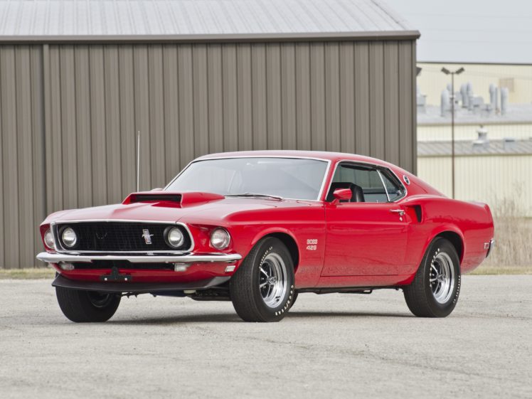 1969, Ford, Mustang, Boss, 429, Fastback, Muscle, Classic, Usa ...