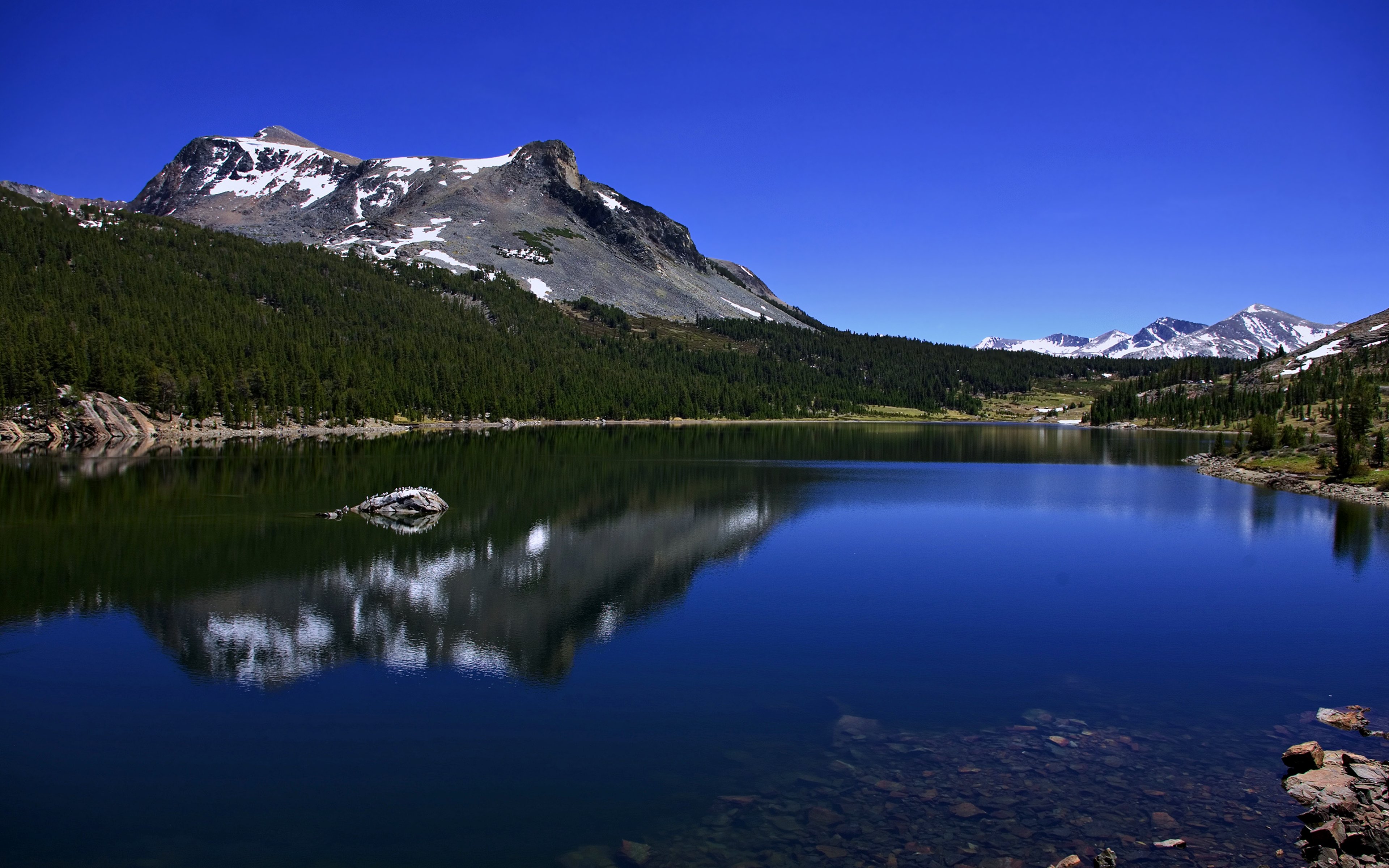 lakes, Mountains, Nature, Forest, Jungle, Snow, Water, Landscapes Wallpaper