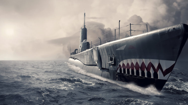 submarine, Ocean HD Wallpaper Desktop Background