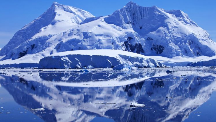 pole, Arctic, Snow, Mountains, Ice, Sea, Landscapes, White, Cold, Nature HD Wallpaper Desktop Background