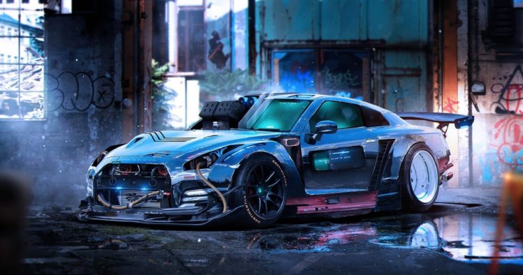 gt r, Car, R35, Sport, By, Khyzyl, Saleem, Color, Nissan, Art, Gtr, Supercar, Artwork, Tuning, Drift, Tuning, Race, Racing HD Wallpaper Desktop Background