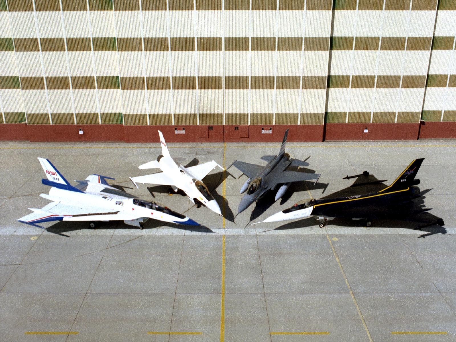aircraft, Nasa, Fleet Wallpaper