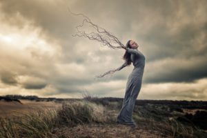 wind, Girl, Hands, Roots, Drean, Witch, Wicca, Wiccan, Earth, Mood, Nature, Manipulation, Photoshop
