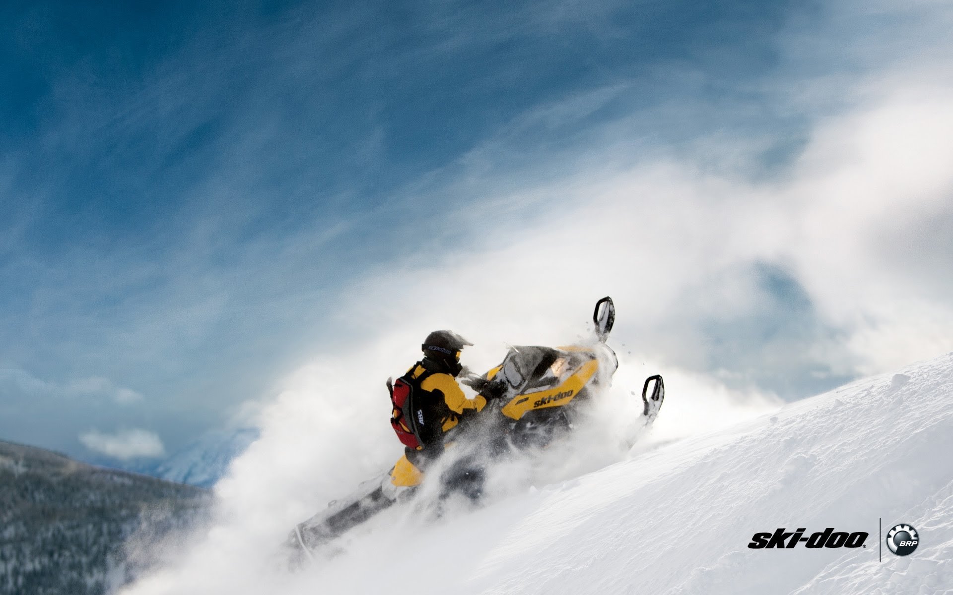 ski doo, Snowmobile, Sled, Ski, Doo, Winter, Snow, Extreme Wallpaper