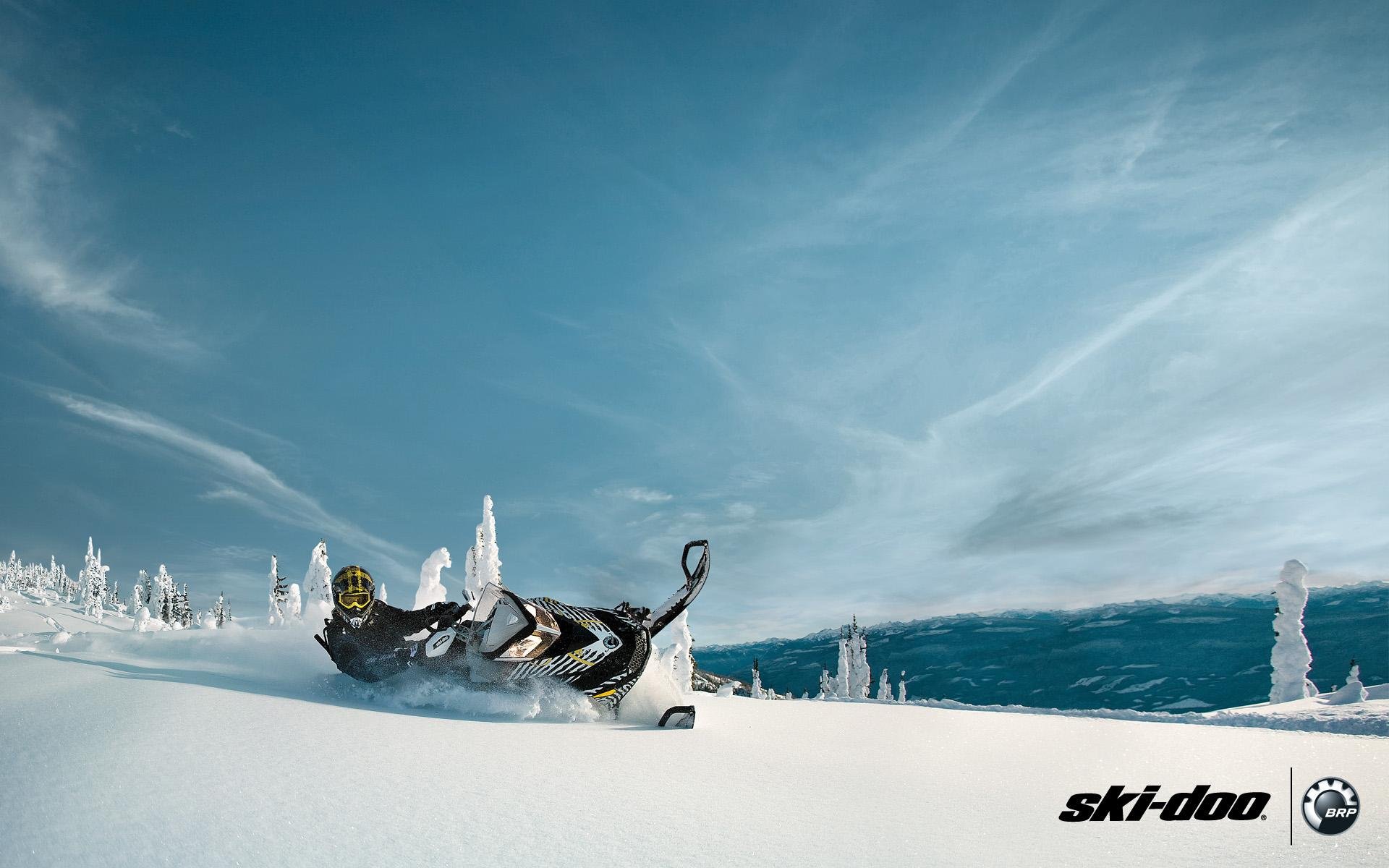 ski doo, Snowmobile, Sled, Ski, Doo, Winter, Snow, Extreme Wallpaper