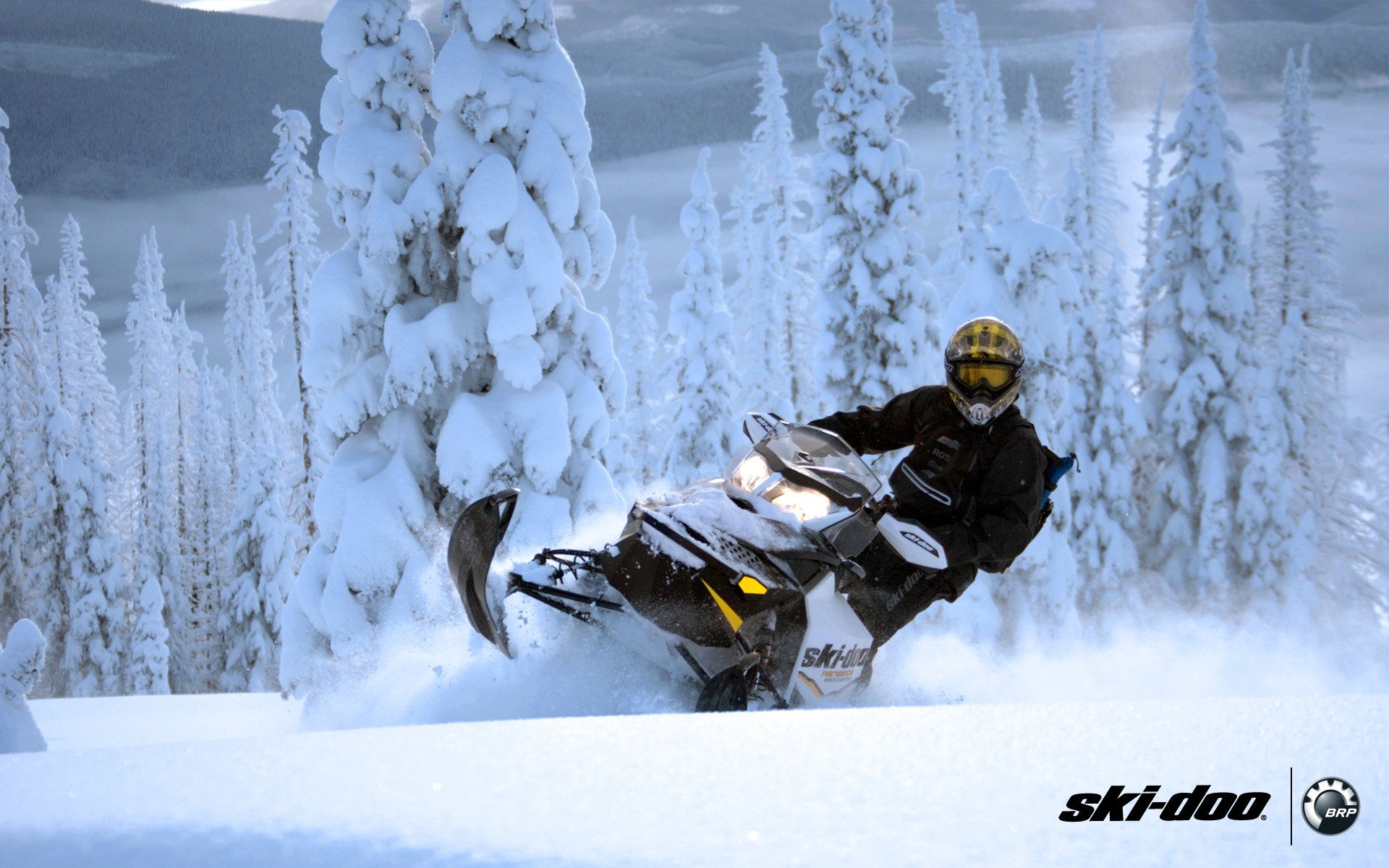 ski doo, Snowmobile, Sled, Ski, Doo, Winter, Snow, Extreme Wallpaper