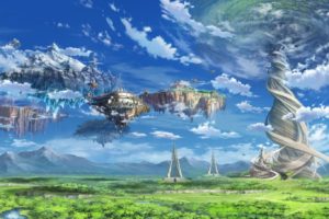 anime, Series, Scan, Sword, Art, Online, Magic, Dream, Sky