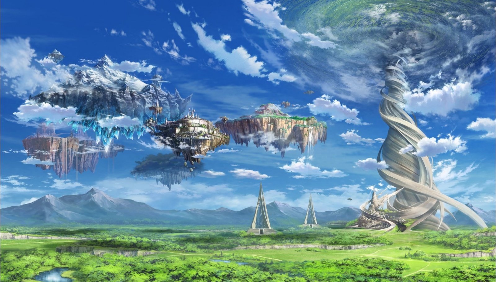 anime, Series, Scan, Sword, Art, Online, Magic, Dream, Sky Wallpaper