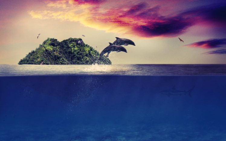 fantasy, Art, Islands, Life, Fantasy, Island, Sea HD Wallpaper Desktop Background