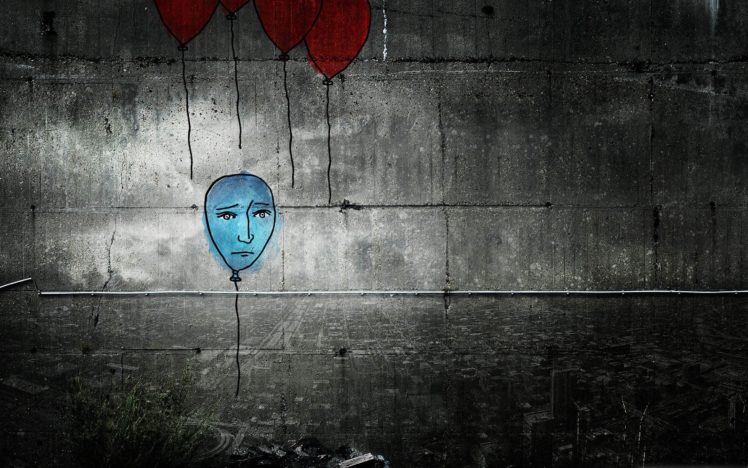 lonely, Mood, Sad, Alone, Sadness, Emotion, People, Loneliness, Solitude, Graffiti HD Wallpaper Desktop Background