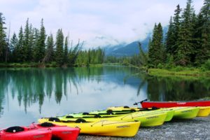 lakes, Trees, Jungle, Forest, Clouds, Mountains, Landscapes, Nature, Earth, Boats, Colors, Sports