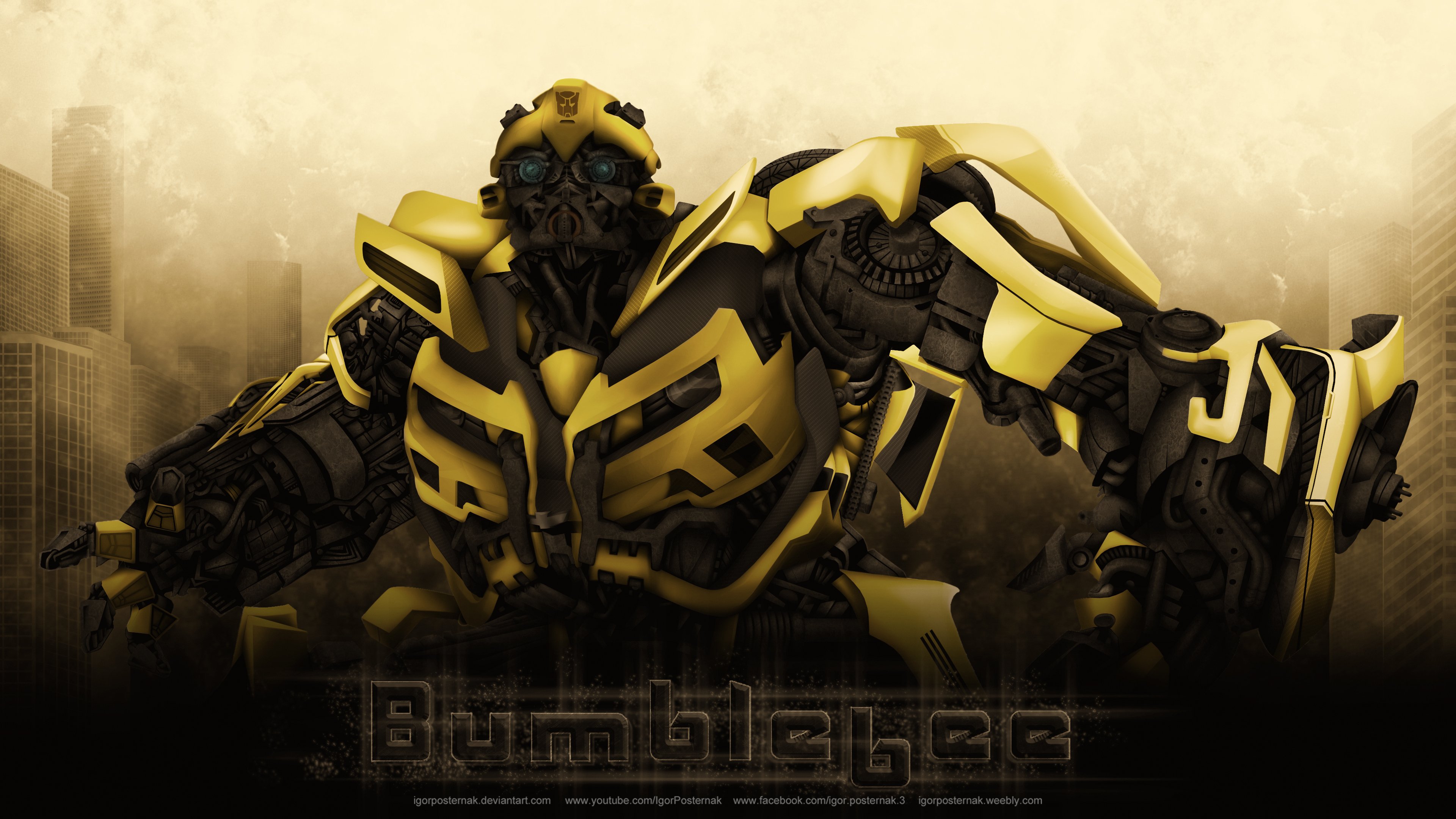 transformer, Bumblebee, Camaro, Yellow, Free, Downlaod, Movie, Autobot, Car, Racecar Wallpaper