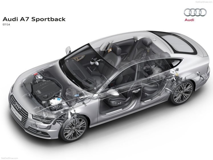 audi, A, 7, Sportback, Technical, Cars, 2015, Suv HD Wallpaper Desktop Background