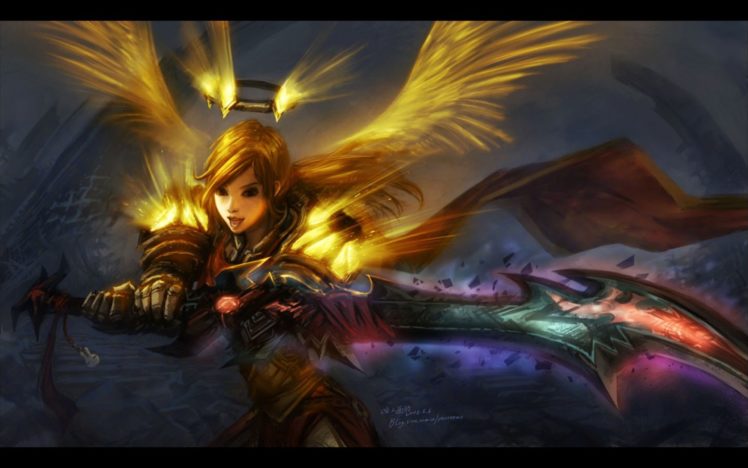 fantasy, Ange, Warrior, Artwork, Art HD Wallpaper Desktop Background