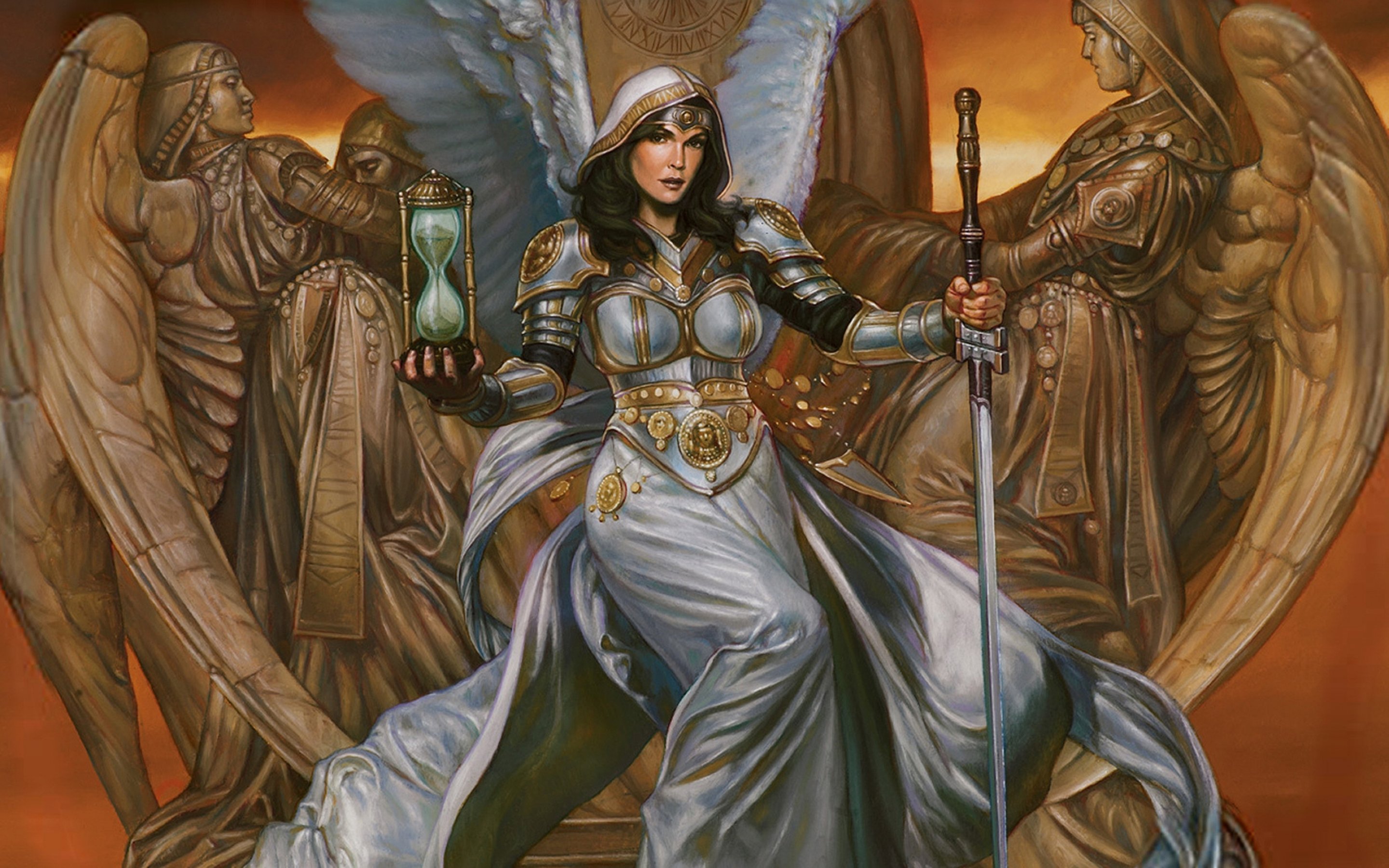 fantasy, Angel, Warrior, Artwork, Art Wallpaper