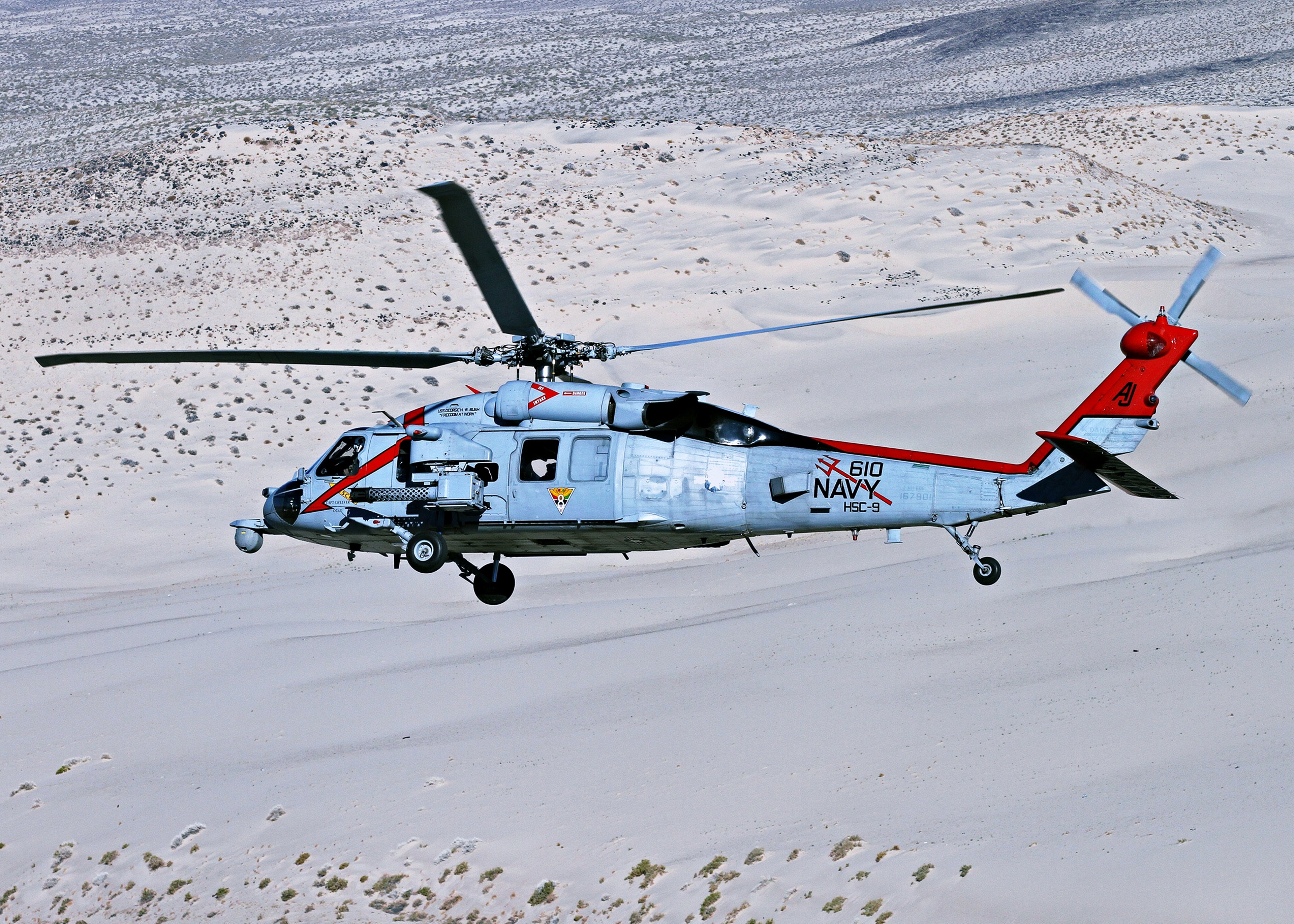 hawk, Helicopter, Desert, Military, Aircraft, Landscapes, Nature, Earth, Navy, 610, Hsc 9 Wallpaper