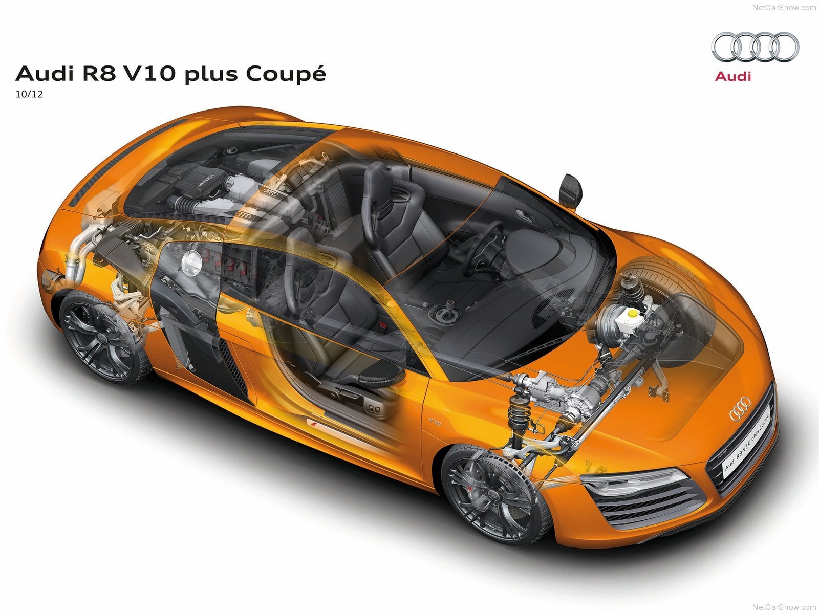 audi, R, 8, V10, Plus, Technical, Cars, 2013 Wallpaper