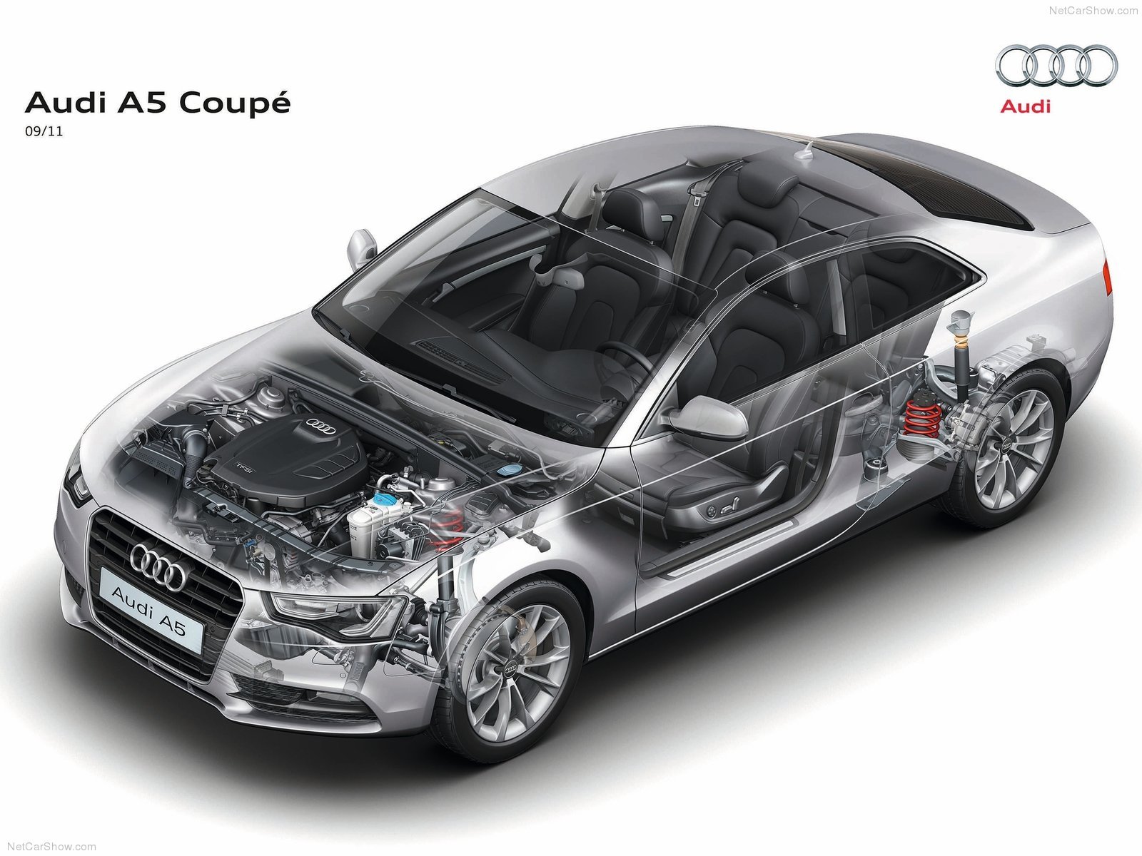 audi, A, 5, Coupe, Technical, Cars, 2012 Wallpaper