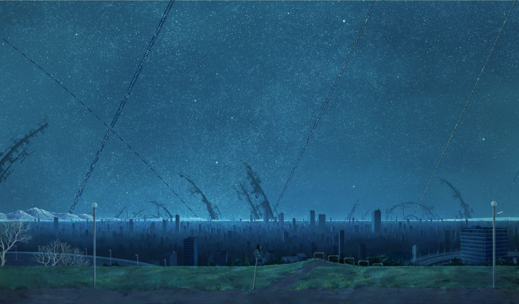 cola,  gotouryouta , Landscape, Night, Original, Scenic, Sky, Stars HD Wallpaper Desktop Background