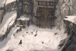 snow, Tomb, Raider, Lara, Croft, Fantasy, Art, Artwork