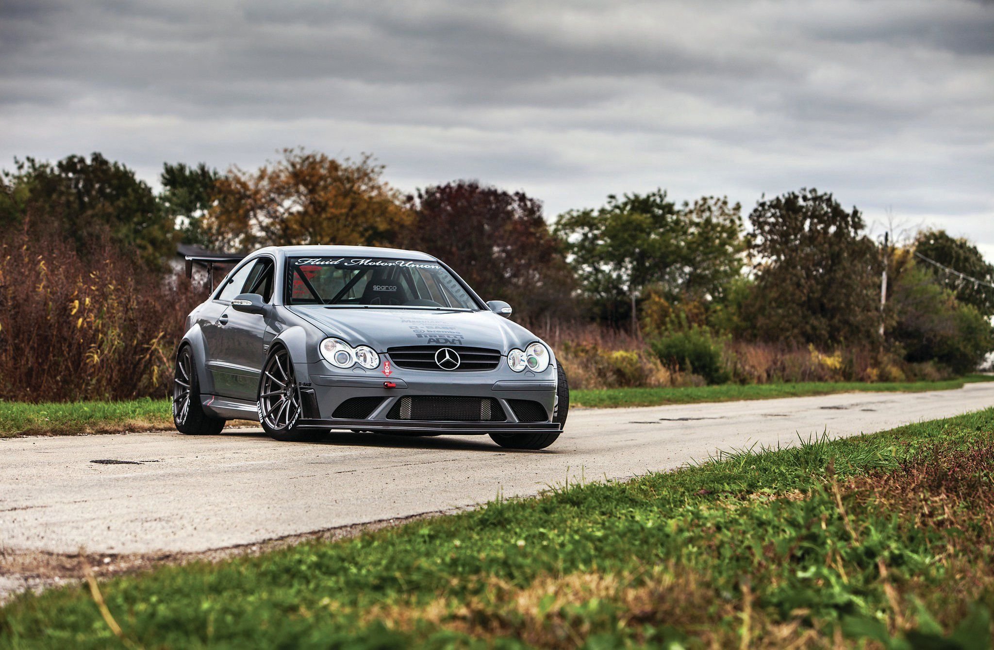 mercedes, Clk63, Amg, Black, Series, Cars, Bobykit, Supercharger Wallpaper
