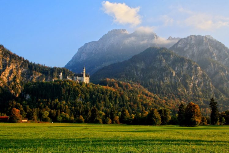 landscape, Nature, Tree, Forest, Woods, Germany, Autumn, Castle HD Wallpaper Desktop Background