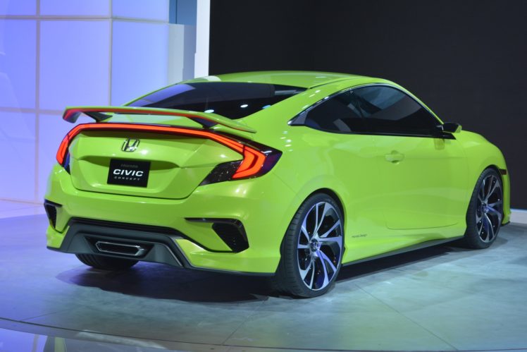 2015, Cars, Civic, Concept, Coupe, Honda HD Wallpaper Desktop Background