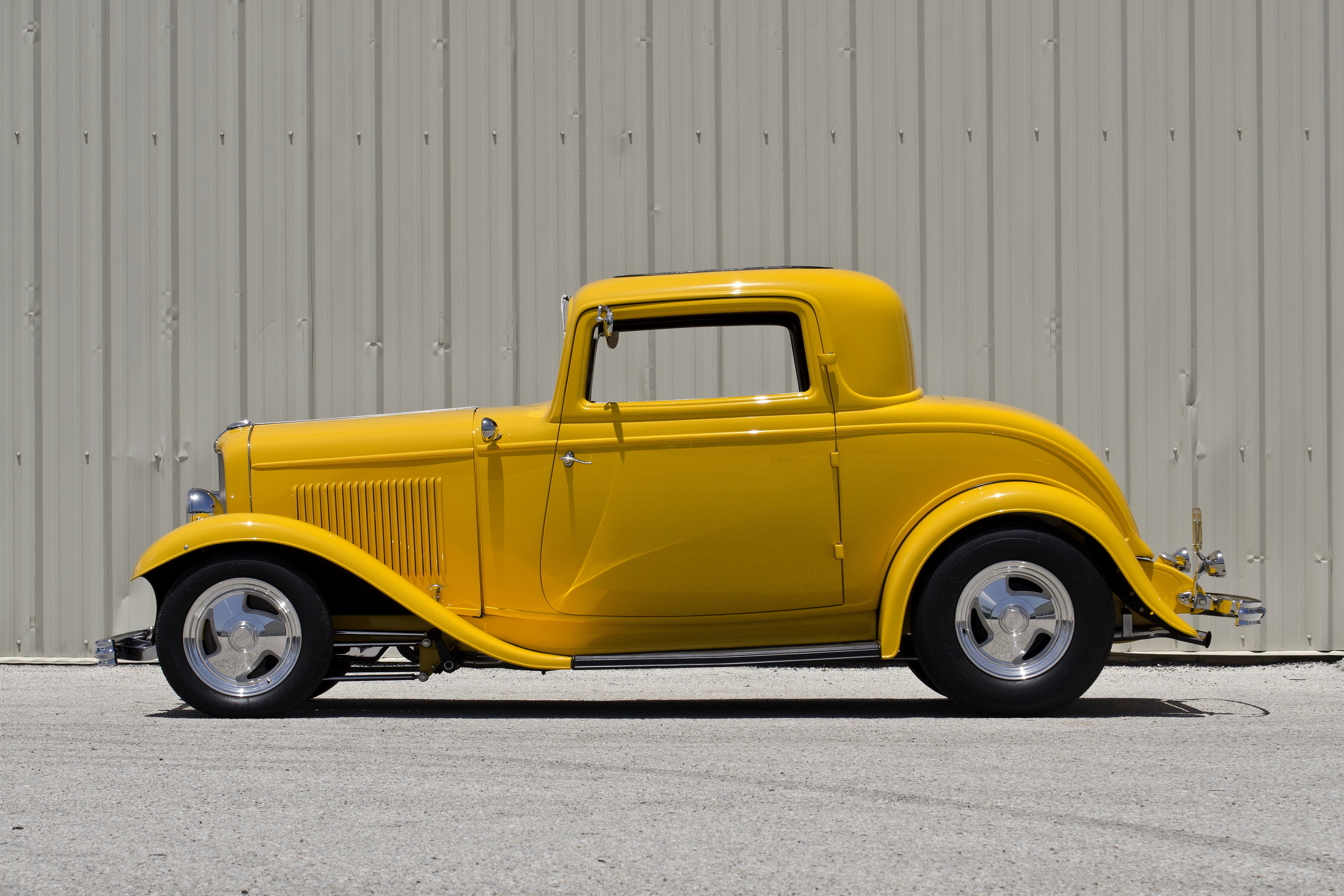 1932, Ford, 3window, Coupe, Streetrod, Hotrod, Street, Rod, Hot, Yellow, Usa, 4500x3000 03 Wallpaper