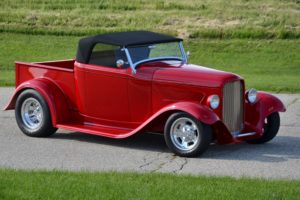 1932, Ford, Pickup, Roadster, Street, Rod, Hot, Streetrod, Hotrod, Red, Usa, 4200×2780 03