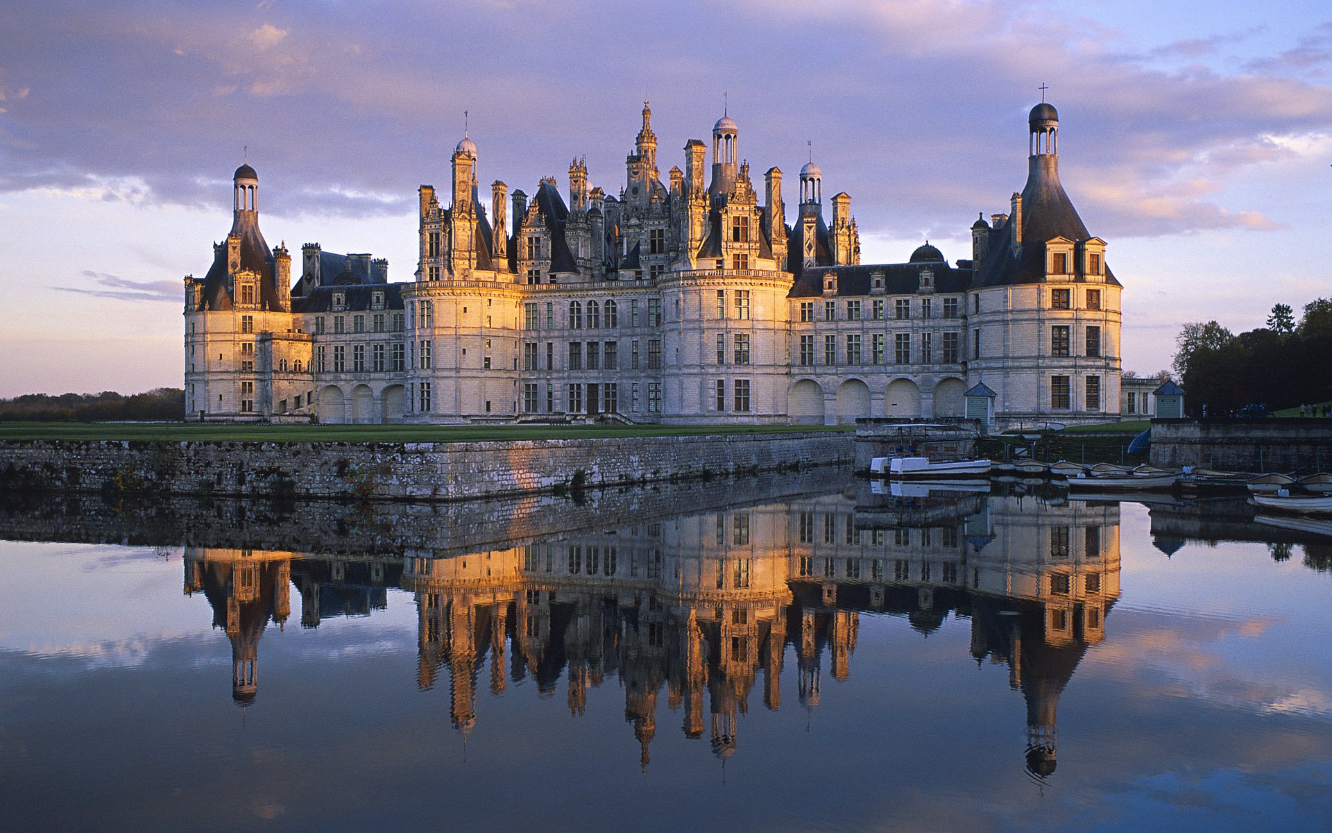 chateau, Of, Chambord Wallpaper